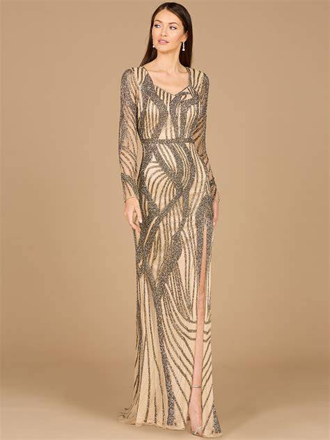 nude formal dresses