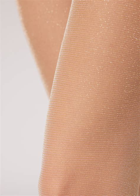 nude glitter tights