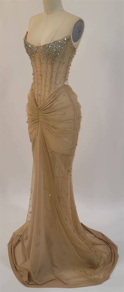 nude gown