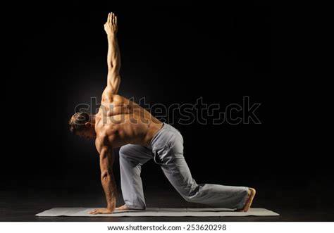 nude guy yoga