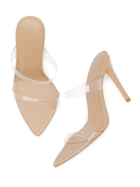nude heels clear