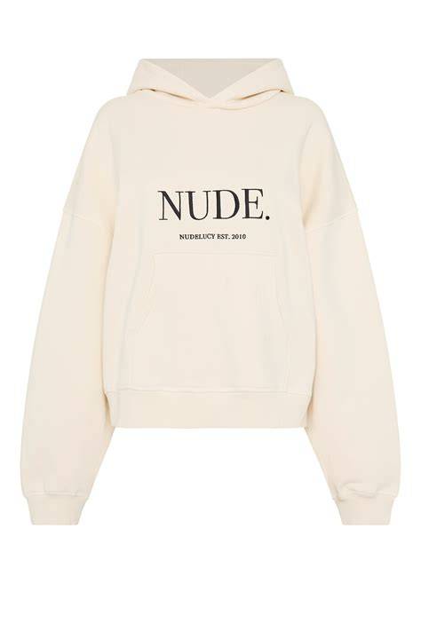 nude hoodie