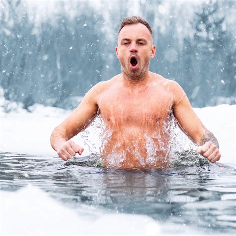 nude ice bath