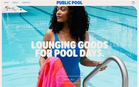 nude in a public pool