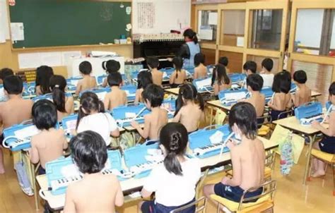 nude in the classroom