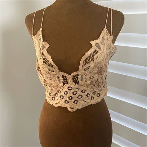 nude lace bralette