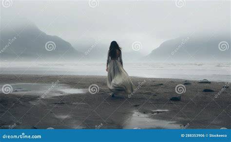 nude lady walking