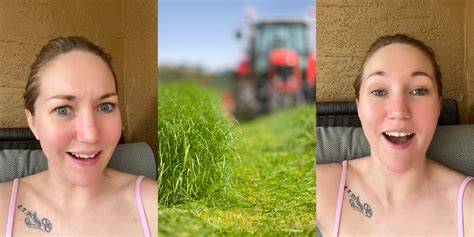nude lawn mowing
