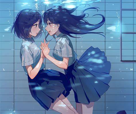 nude lesbian anime