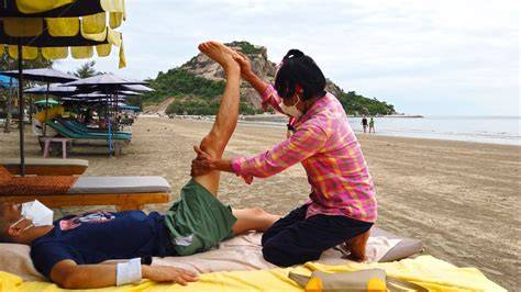 nude massage at beach