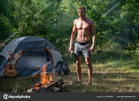 nude men camping