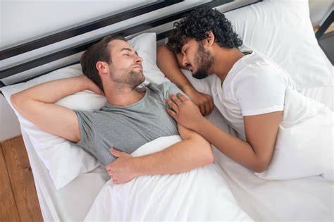 nude men sleeping