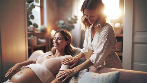 nude moms massage