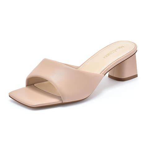 nude mule shoes