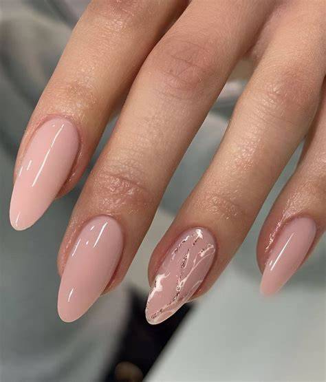 nude nails design