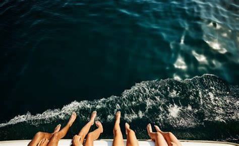 nude on a boat