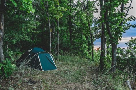 nude on camping