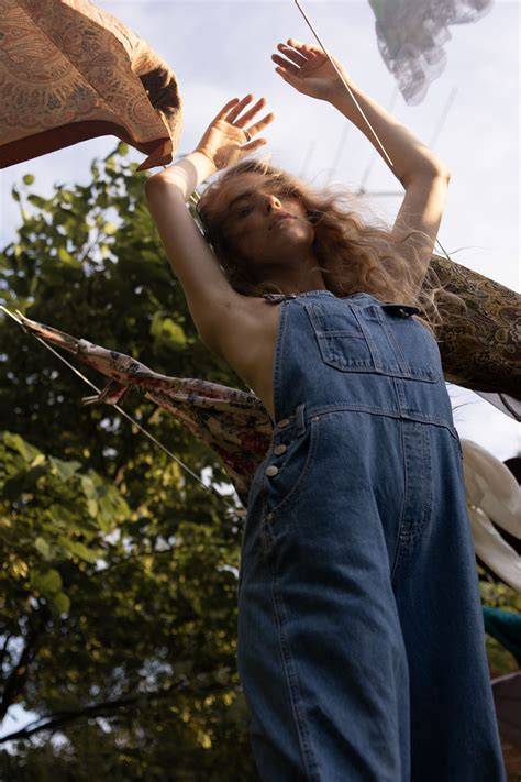 nude overalls