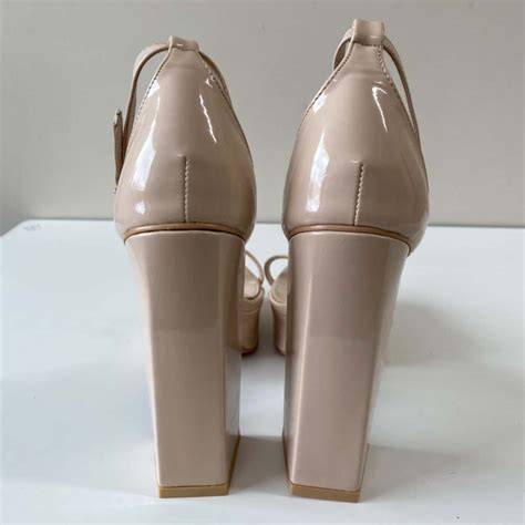 nude platform shoes
