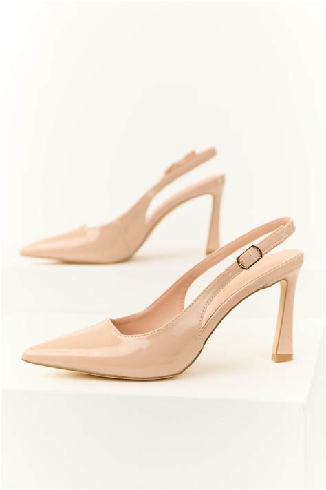 nude pointed heels