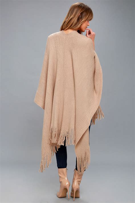 nude poncho