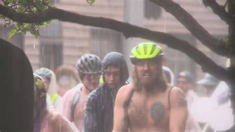 nude protester