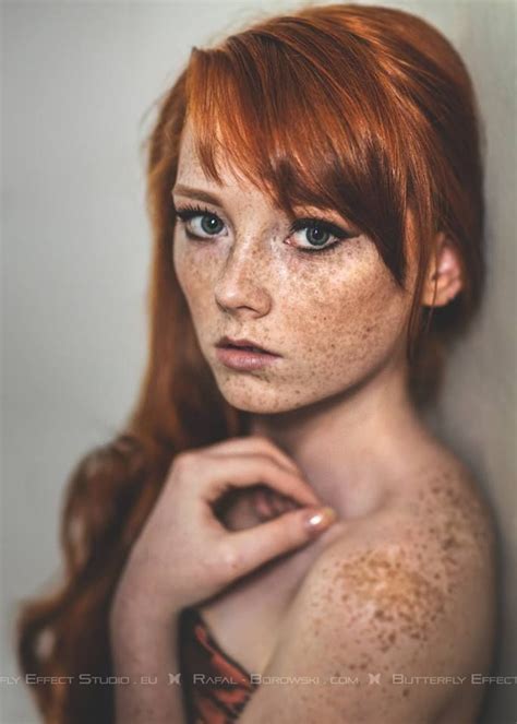 Nude redheaded woman