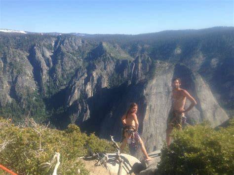 nude rock climbing