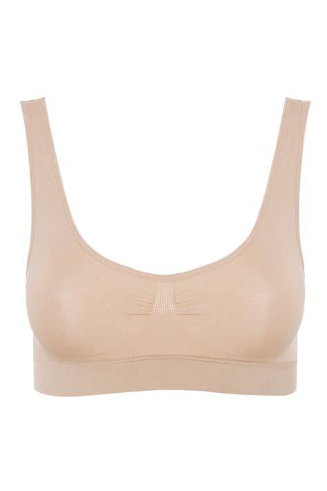 nude seamless bra