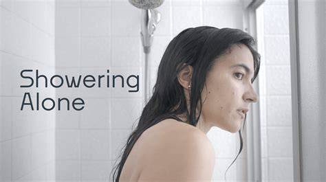 nude showering