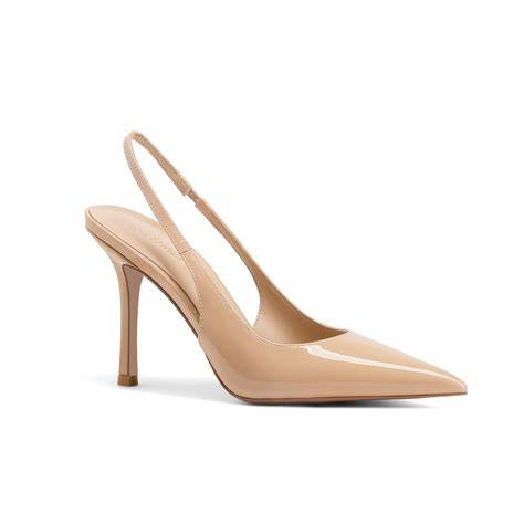 nude slingback heels