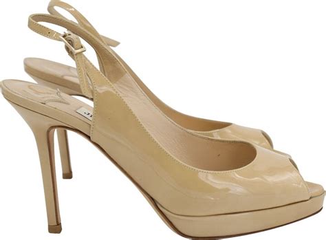 nude slingback sandals