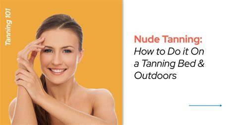 nude tanning bed