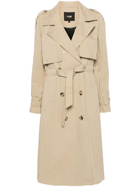 nude trench coat