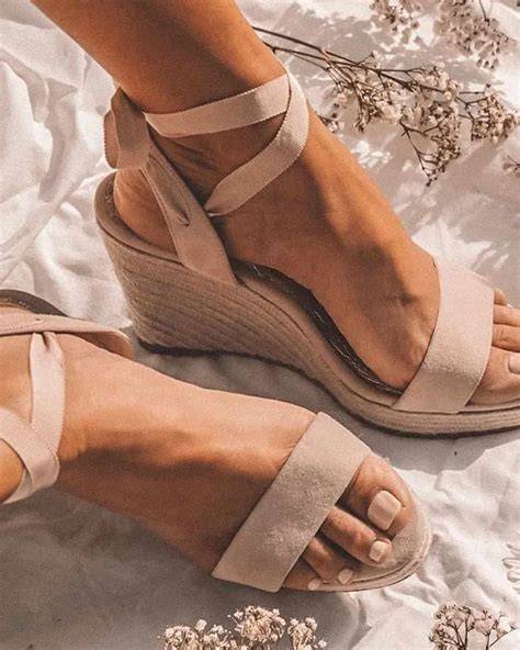 nude wedges for wedding