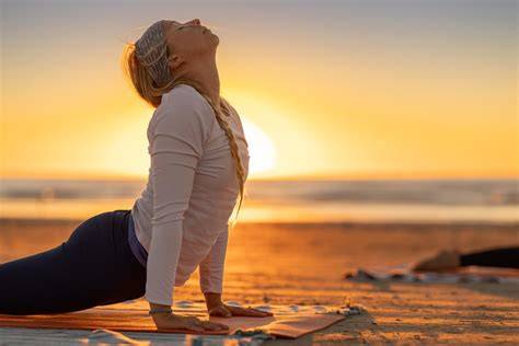 nude yoga beach