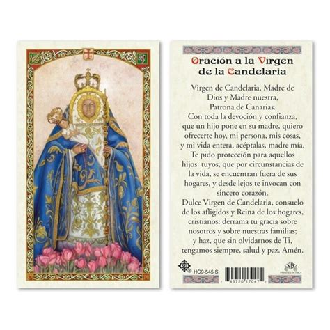 nuestra senora de candelaria prayer