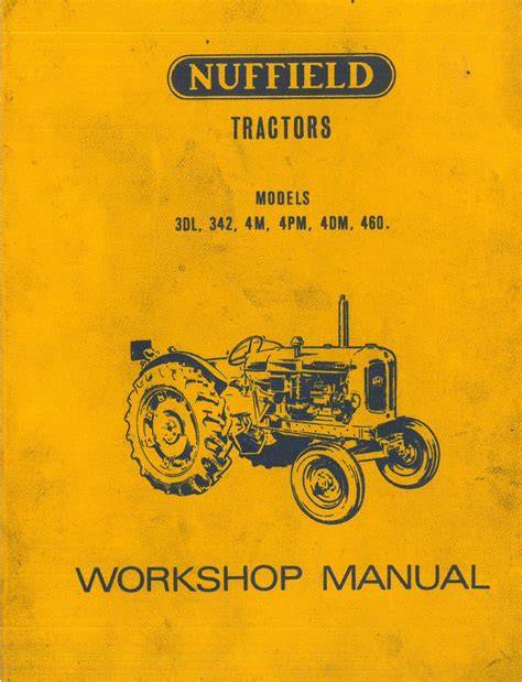 nuffield 460 tractor service manual