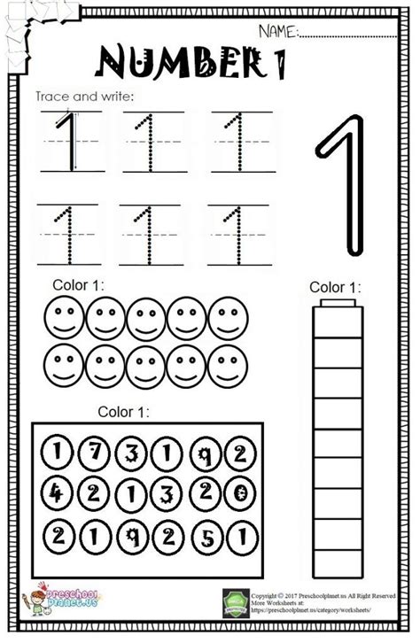 Number 1 Worksheets For Preschool N Worksheets For Preschool - N Worksheets For Preschool