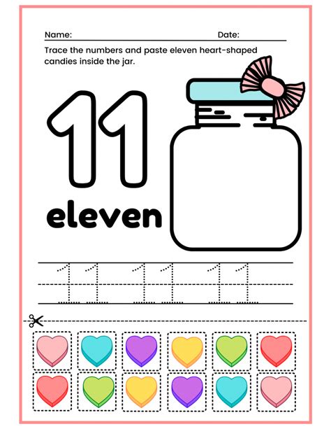 Number 11 Worksheets For Preschool   Free Printable Number 11 Eleven Worksheets For Kids - Number 11 Worksheets For Preschool