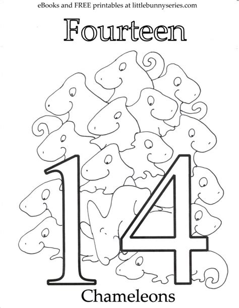Number 14 Coloring Page Getcolorings Com Number 14 Coloring Page - Number 14 Coloring Page