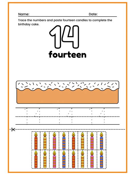 Number 14 Worksheets For Preschool   Pdf Fourteen Bees 14 Superstar Worksheets - Number 14 Worksheets For Preschool