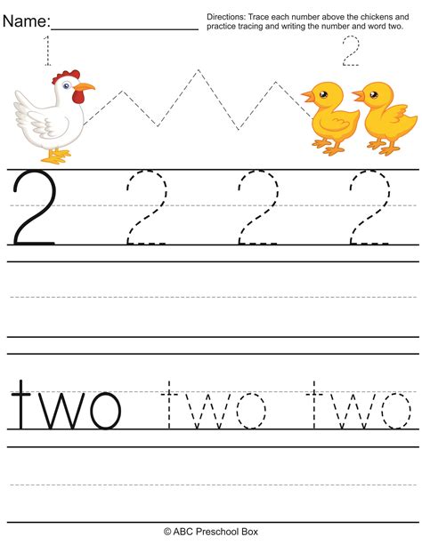 Number 2 Worksheets Number 2 Preschool Worksheets - Number 2 Preschool Worksheets