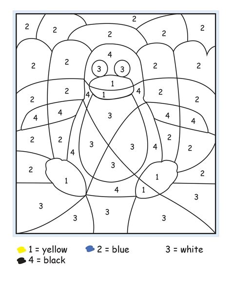 Number 3 Color By Number Coloring Page Twisty Number 3 Coloring Page - Number 3 Coloring Page