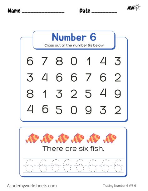 Number 6 Worksheets Writing Counting Amp Recognition For Number 6 Worksheets Preschool - Number 6 Worksheets Preschool