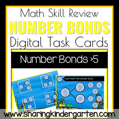 Number Bonds Gt 5 Skill Practice Sharing Kindergarten Number Bond Activities For Kindergarten - Number Bond Activities For Kindergarten