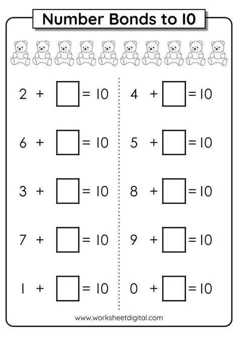 Number Bonds Worksheets Homeschool Math Number Bond Worksheets 2nd Grade - Number Bond Worksheets 2nd Grade