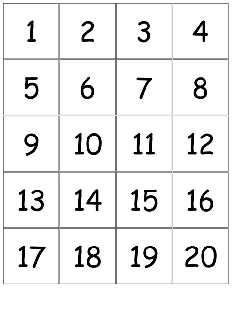 Number Cards 0 100 Printable Everyday Math Number Number Cards 110 - Number Cards 110