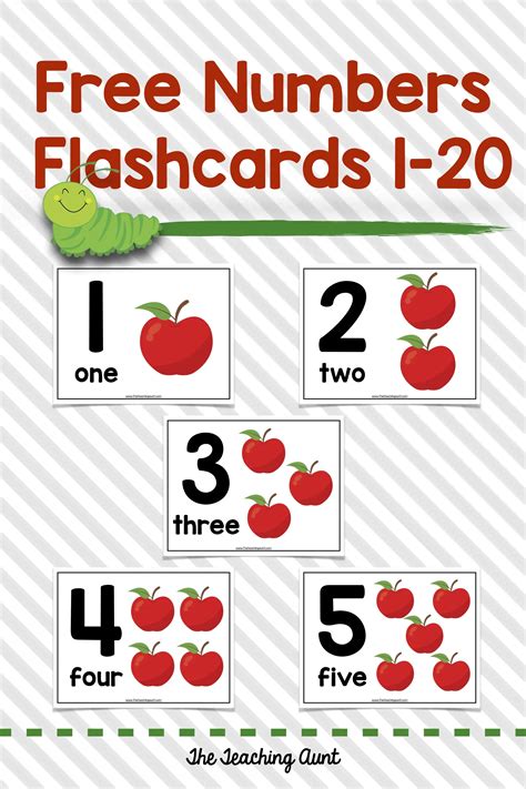 Number Cards 1 20   Number Flash Cards 1 20 Ppt - Number Cards 1 20