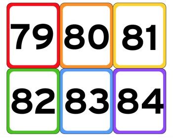 Number Cards To 100 Printable Numeracy Teaching Resource Printable Number Cards 110 - Printable Number Cards 110